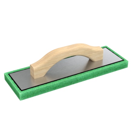 Bon 83-102 Green Foam Float, 4 X 12 X 3/4 Wood Handle